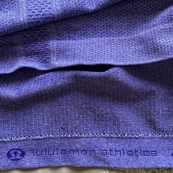 Lululemon Athletica Womens Swiftly Tech Crewneck Pullover Stretch Top Purple 8 - Picture 13 of 15